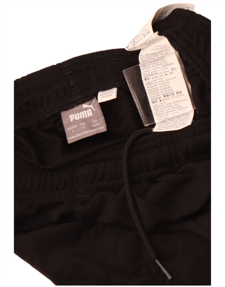 Pantaloni de trening PUMA pentru bărbați, poliester negru mic