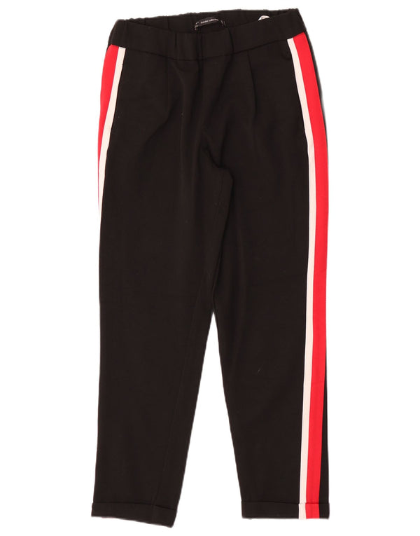 Pantaloni de trening pentru femei Zara, negru, poliester color bloc