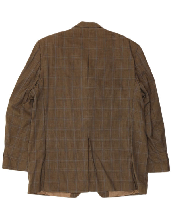 Jachetă Blazer pentru bărbați Chaps Ralph Lauren, cu 3 nasturi, UK 40, kaki mare