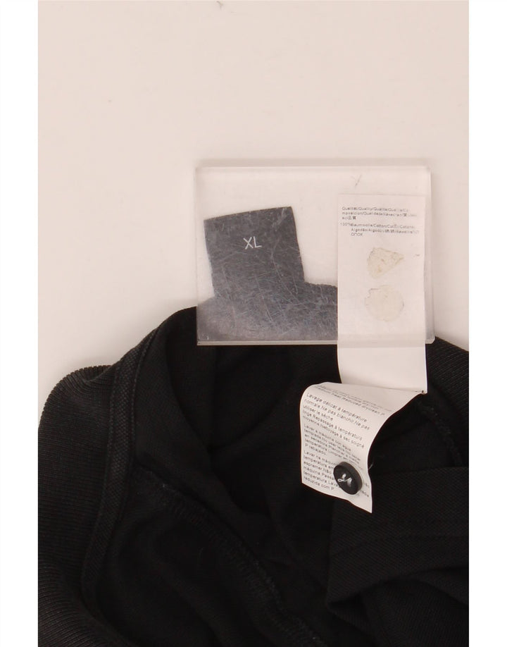 Tricou polo pentru bărbați HUGO BOSS XL bumbac negru