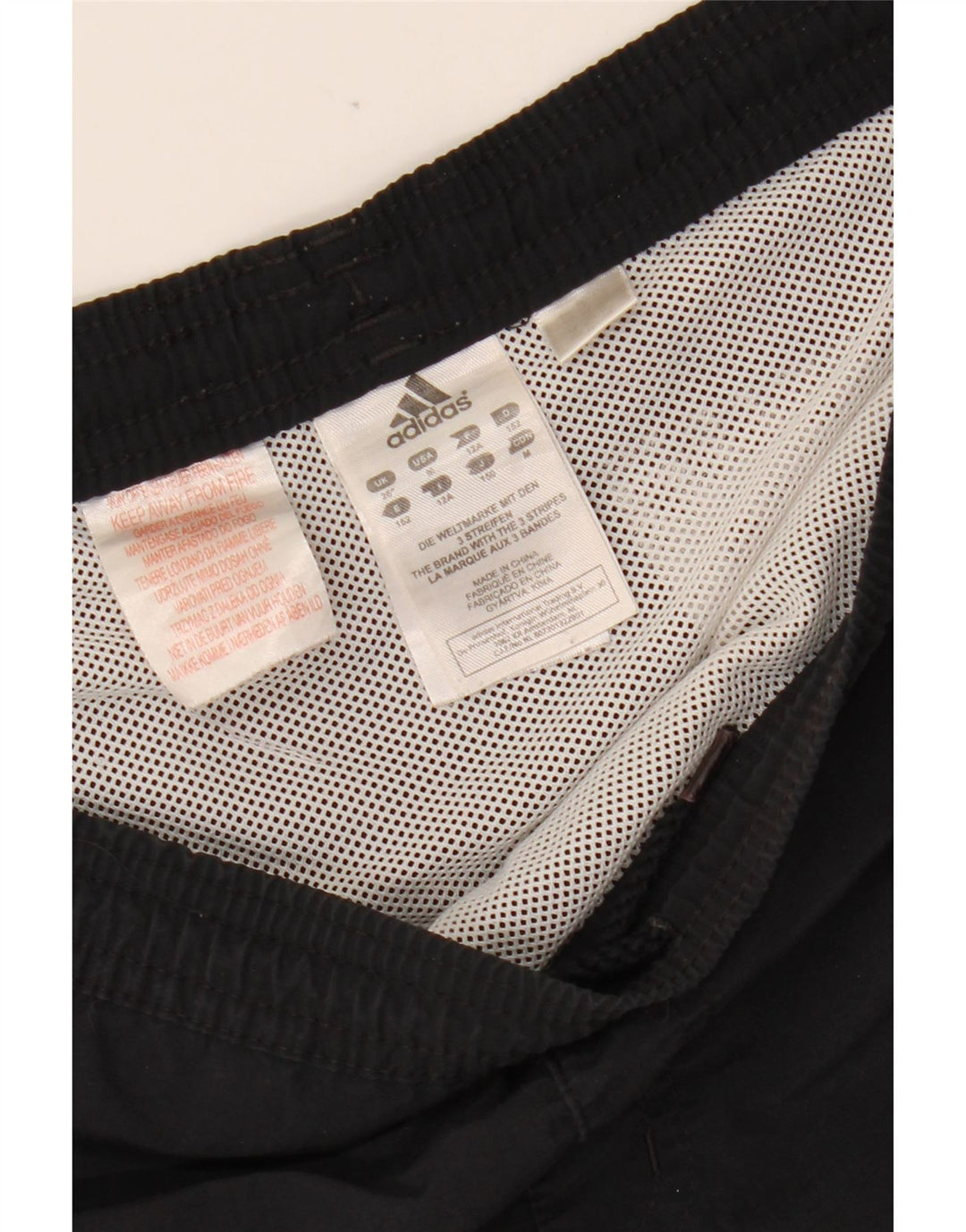 Pantaloni scurți sport pentru fete ADIDAS 11-12 ani, nailon negru