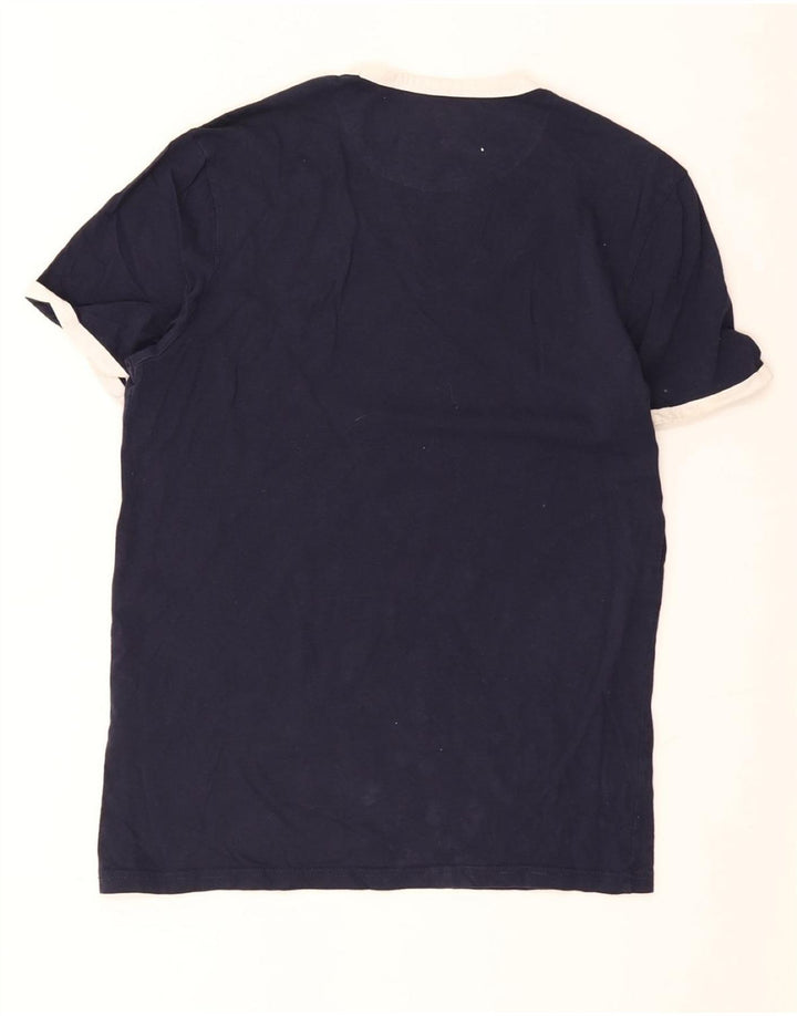 LYLE & SCOTT Tricou pentru bărbați Top mic din bumbac bleumarin