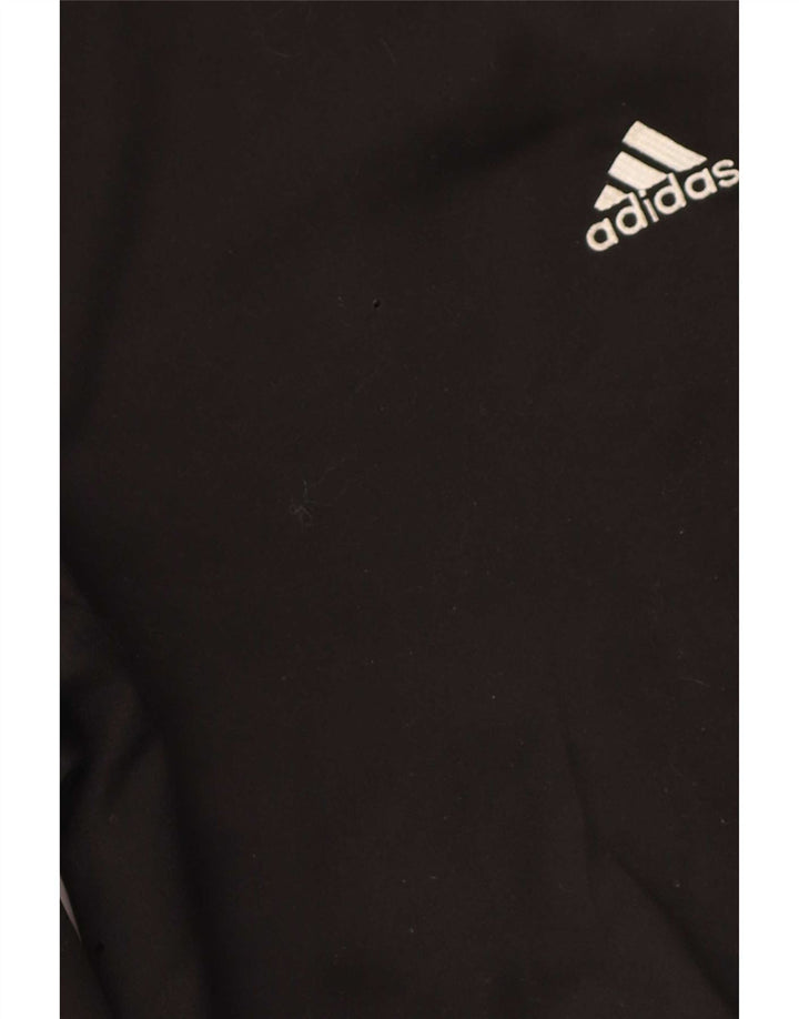 Pantaloni de trening Adidas pentru bărbați, poliester mediu negru