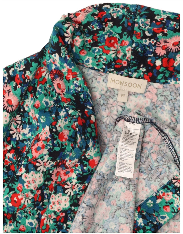 Jachetă blazer deschisă pentru femei MONSOON UK 14 Medium Multicolor Floral