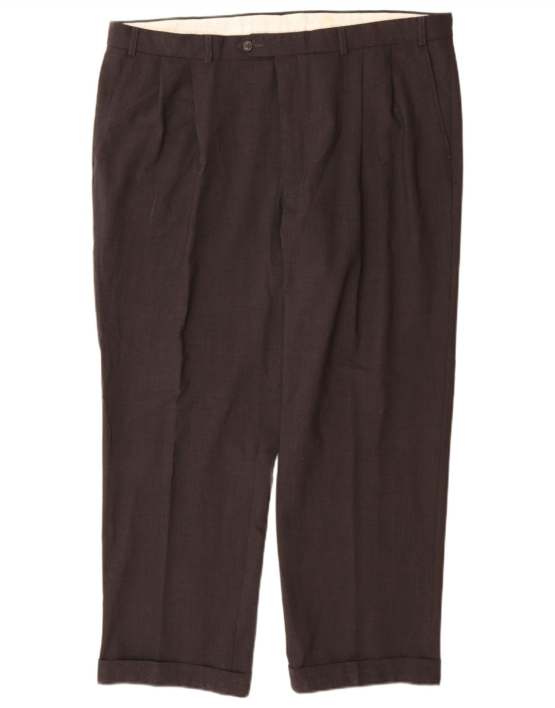 Marks & Spencer Pantaloni de costum pentru bărbați L40 L29 Gri poliester