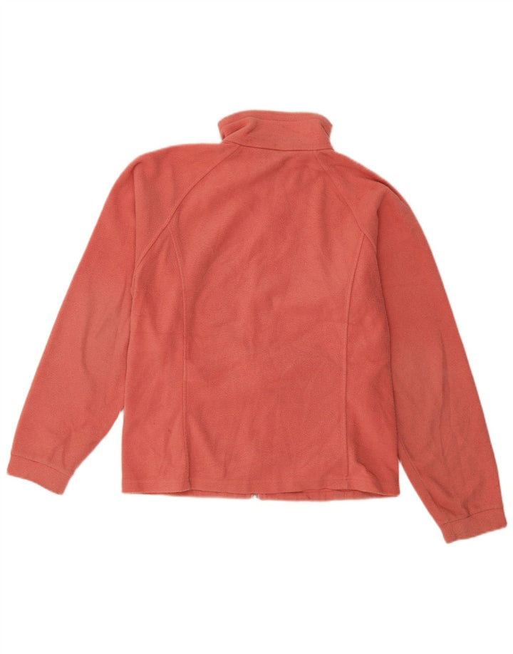 Jachetă fleece Columbia pentru fete 15-16 ani roz poliester