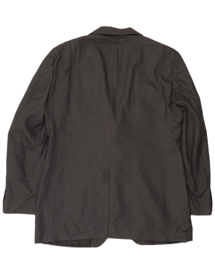 DOCKERS Jachetă pentru bărbați cu 2 nasturi, UK 42 XL, poliester gri