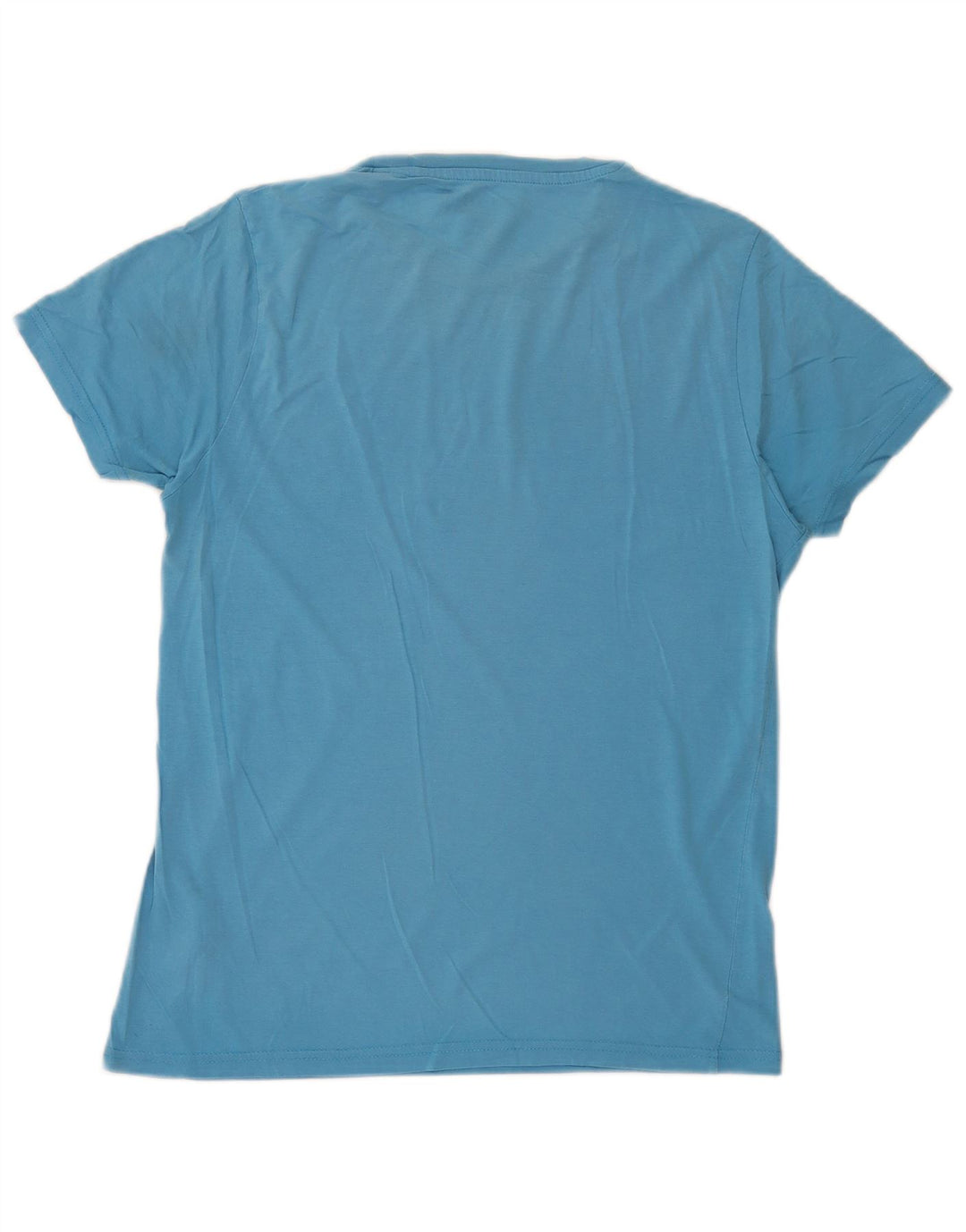 Tricou cu grafic Jack & Jones pentru bărbați Top din bumbac albastru mediu