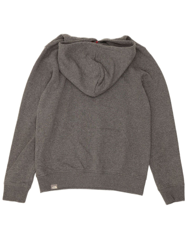 The North Face Boys Graphic Hoodie Jumper 14-15 ani XL bumbac gri