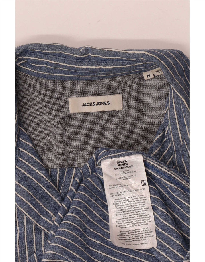 Jack & Jones Cămașă pentru bărbați, bumbac cu dungi albastre medii