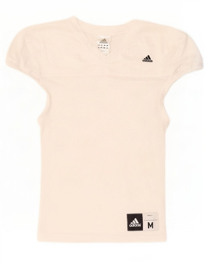 Tricou grafic Adidas pentru femei Top UK 12 Medium White Poliester