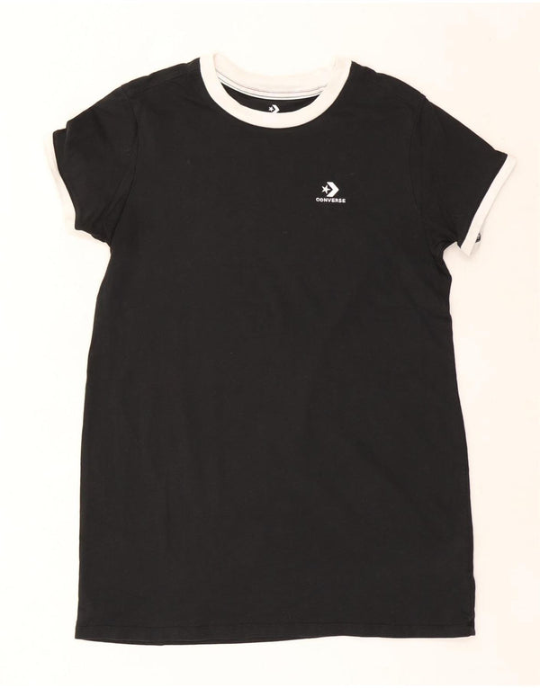 Rochie t-shirt oversized Converse pentru femei UK 16, mare, negru, bumbac