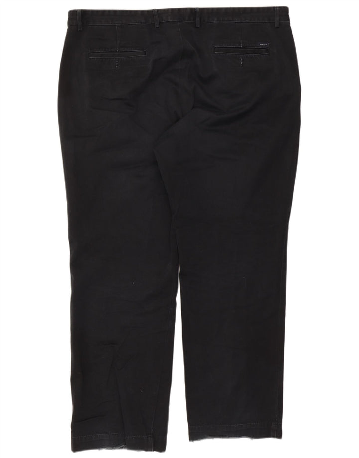 Pantaloni chino drepti pentru bărbați Gant W44 L32 negri