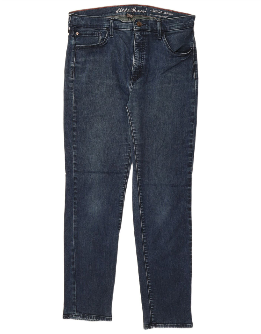 EDDIE BAUER Blugi drepte pentru femei cu talie mare US 14 XL W32 L29 albastru