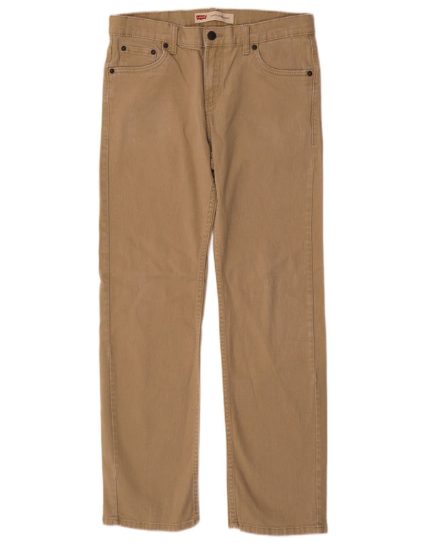 Pantaloni casual drepti pentru băieți Levi's 514 15-16 ani L30 L30 bumbac bej