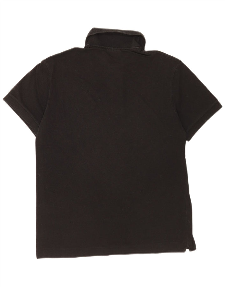 Tricou polo Lacoste pentru bărbați, mărimea 3, bumbac negru mic