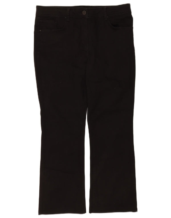 Blugi Bootcut pentru femei Marks & Spencer UK 16 Large W34 L26 Bumbac negru
