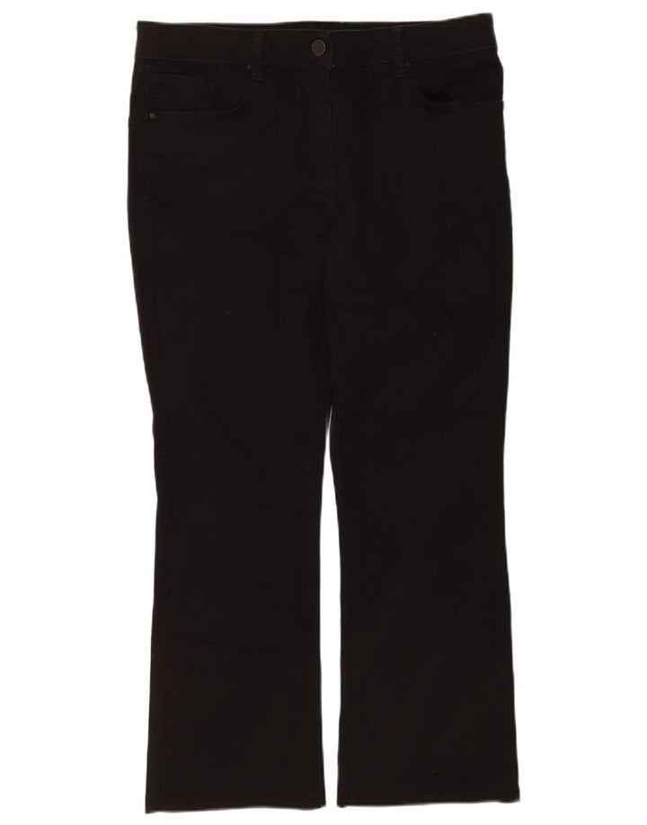 Blugi Bootcut pentru femei Marks & Spencer UK 16 Large W34 L26 Bumbac negru
