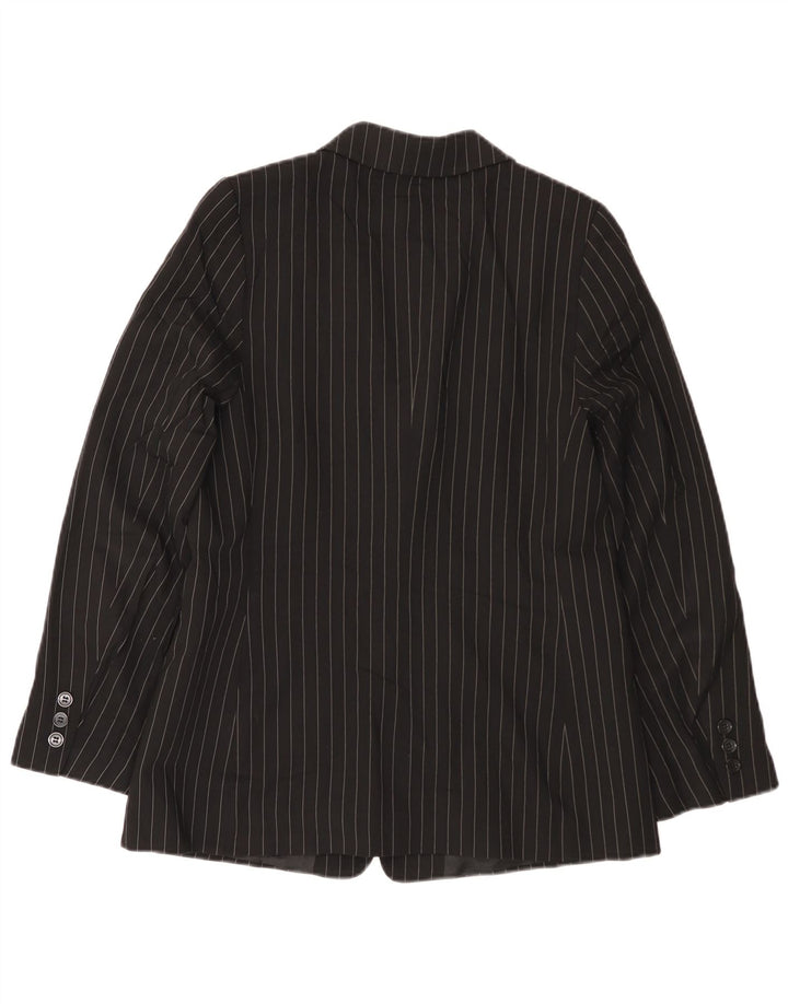 Jachetă pentru femei Marks & Spencer Autograph Blazer UK 12 Medium Black Pinstripe