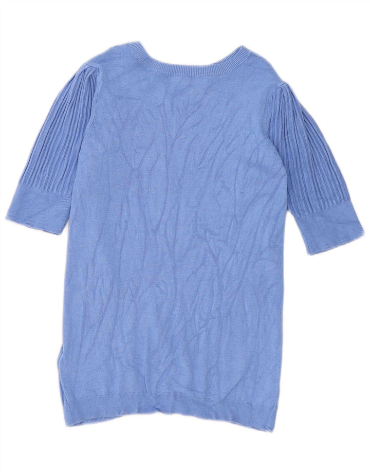 Pulover pentru femei Marks & Spencer cu gât cu barca UK 8 Small Blue