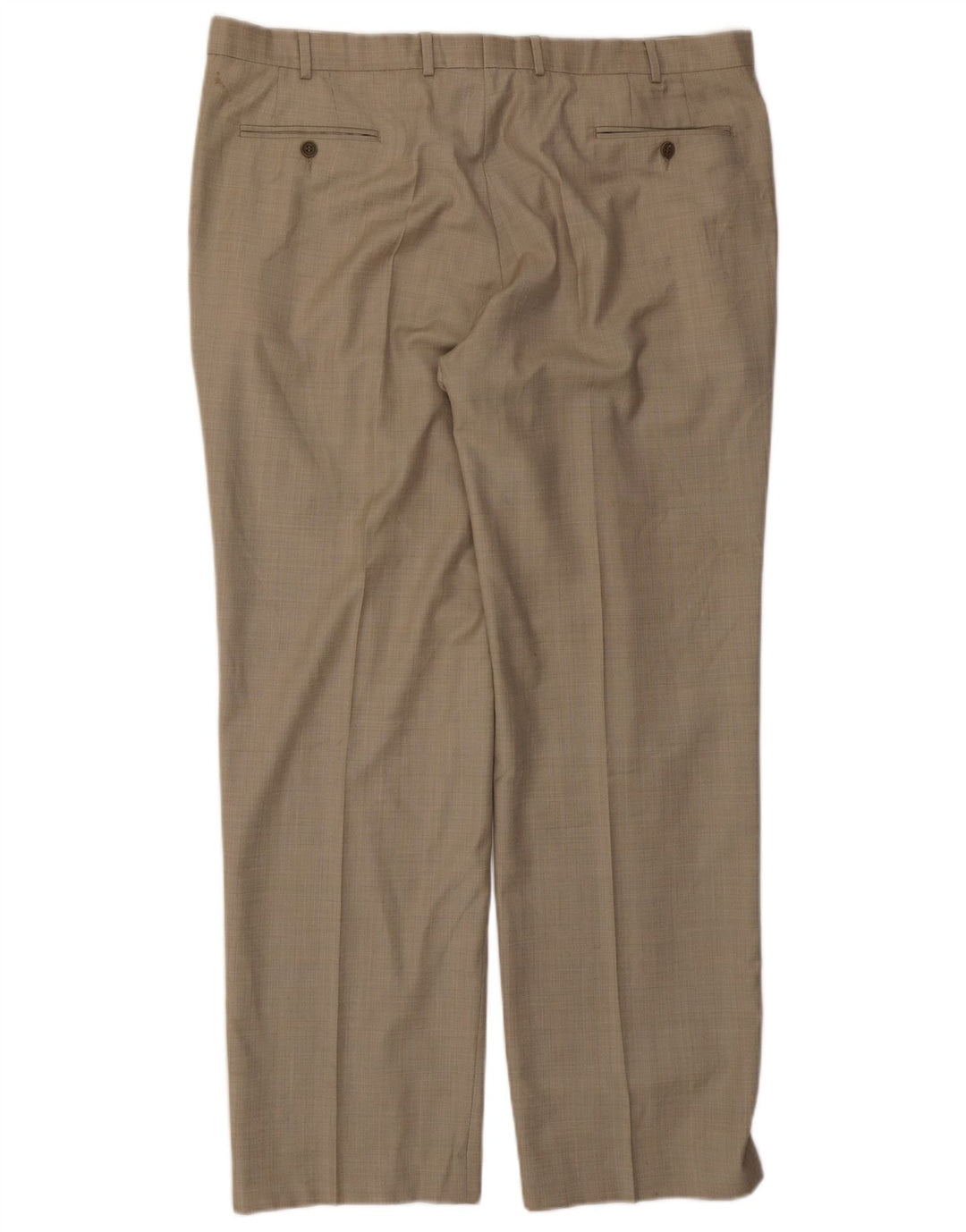 Pantaloni de costum drept bărbați Marks & Spencer Autograph W42 L33 bej