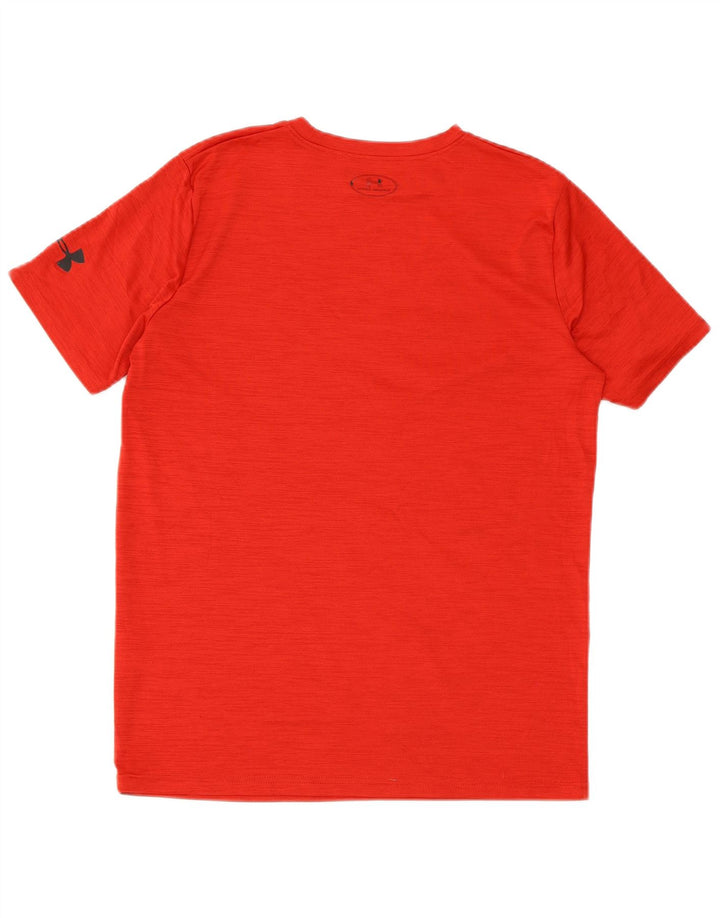Tricou grafic pentru băieți UNDER ARMOUR Top 13-14 ani XL Red Pinstripe