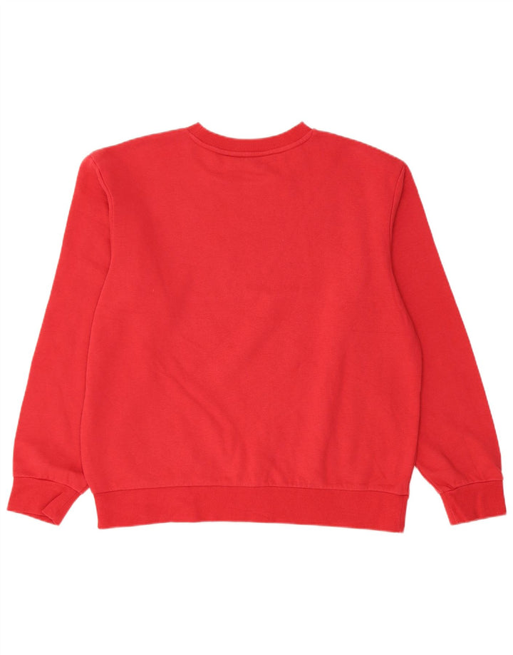 MARKS & SPENCER Mens Sweatshirt Jumper Medium Red Cotton