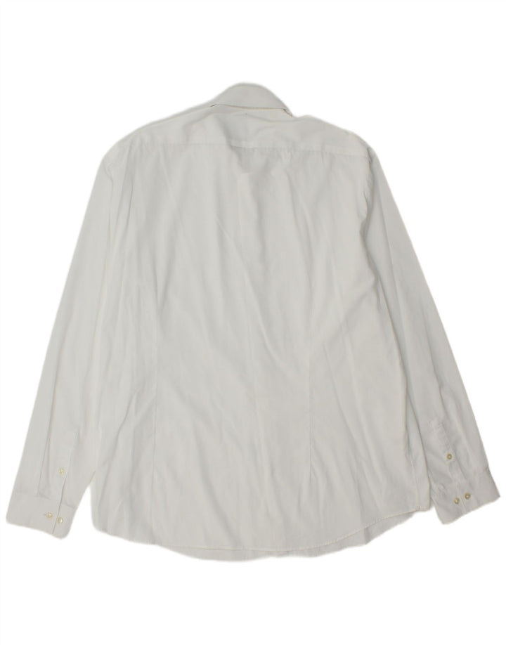 Cămașă pentru bărbați Calvin Klein Mărimea 17 44 XL Alb