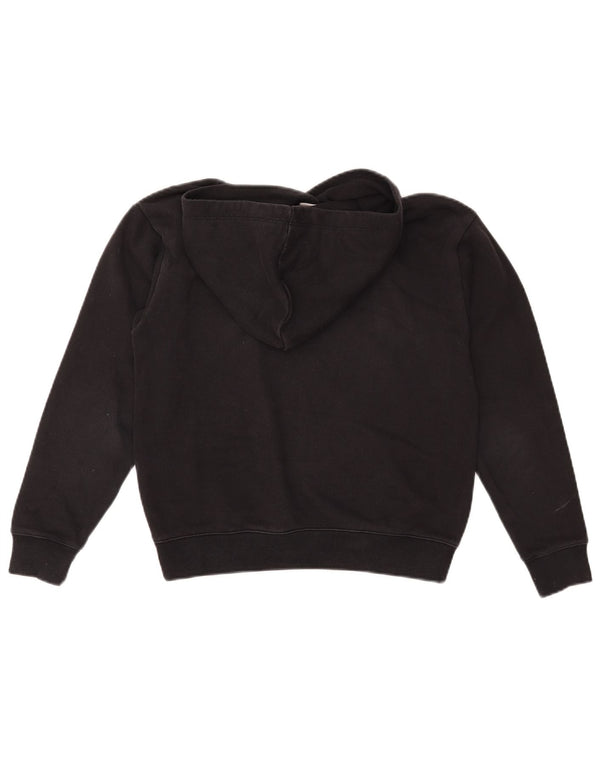 Pulover cu glugă supradimensionat pentru femei CHAMPION, UK 6 XS, bumbac negru