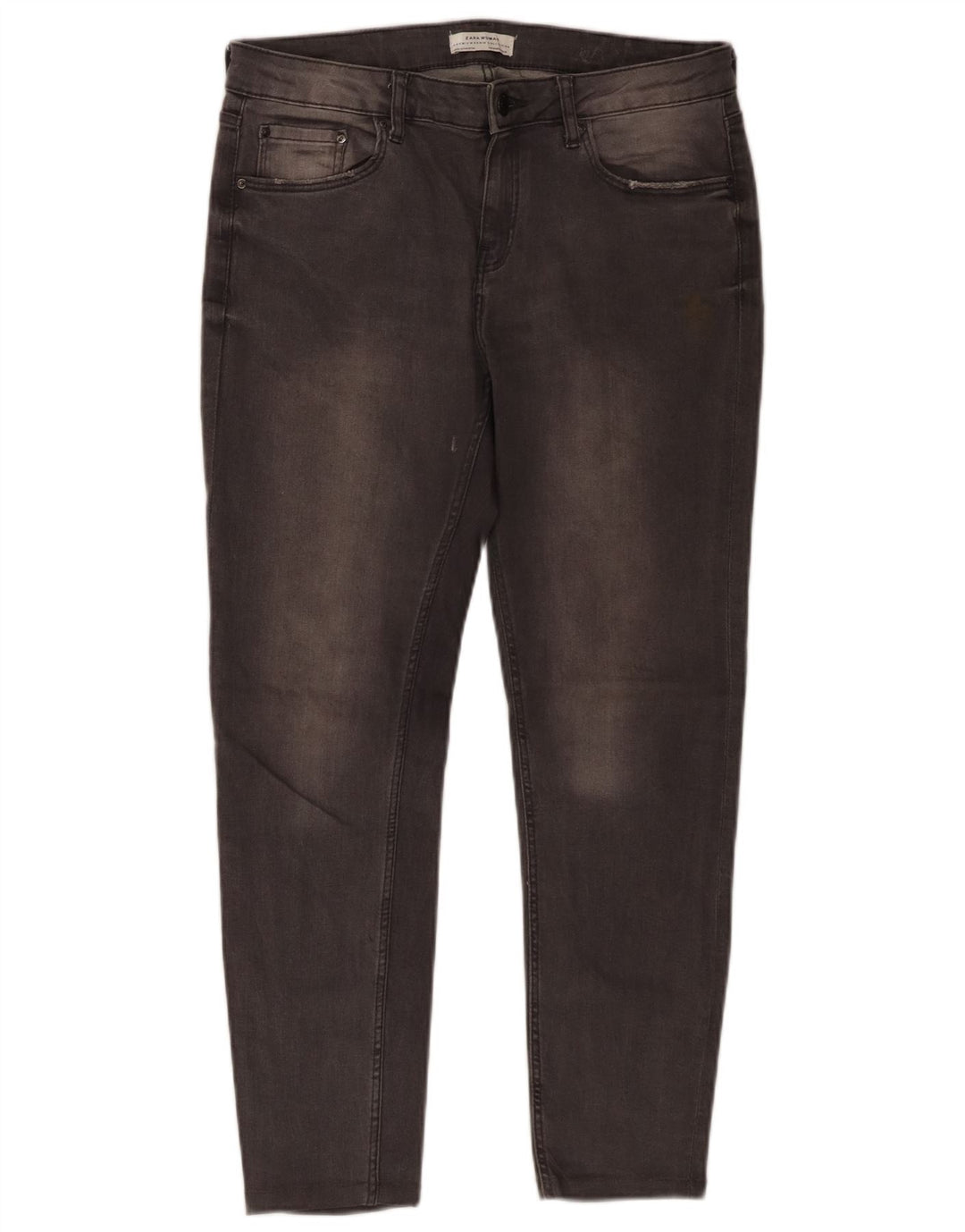 Blugi tăiați pentru femei Zara EU 40 Medium W30 L25 Bumbac gri
