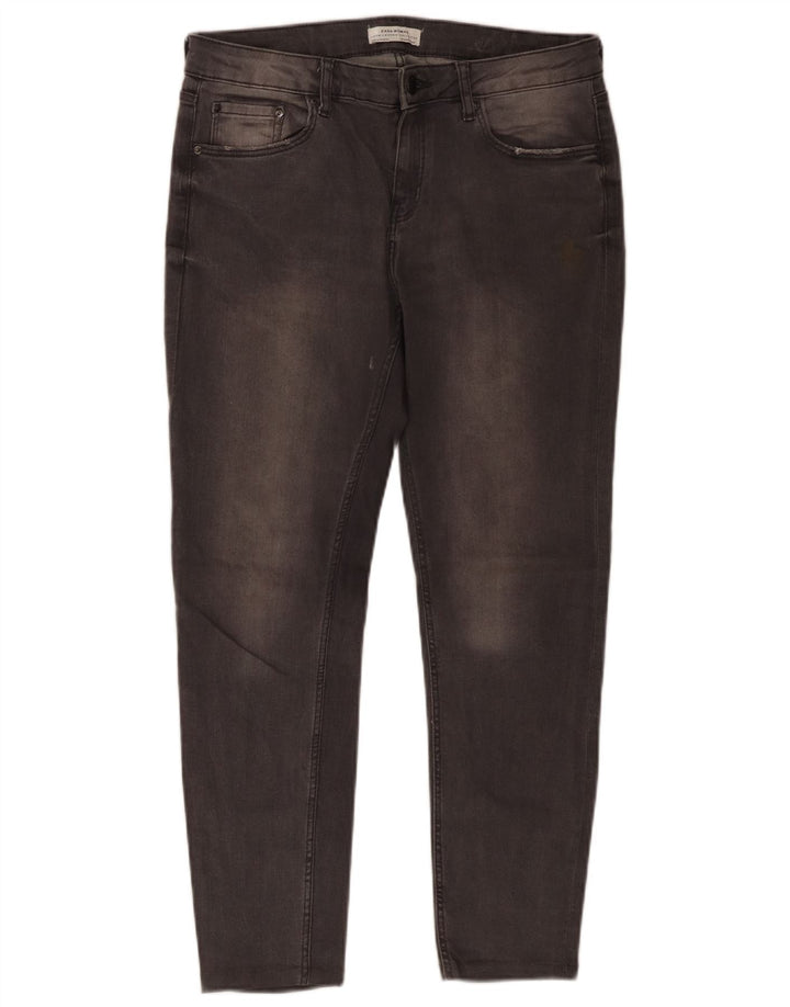 Blugi tăiați pentru femei Zara EU 40 Medium W30 L25 Bumbac gri