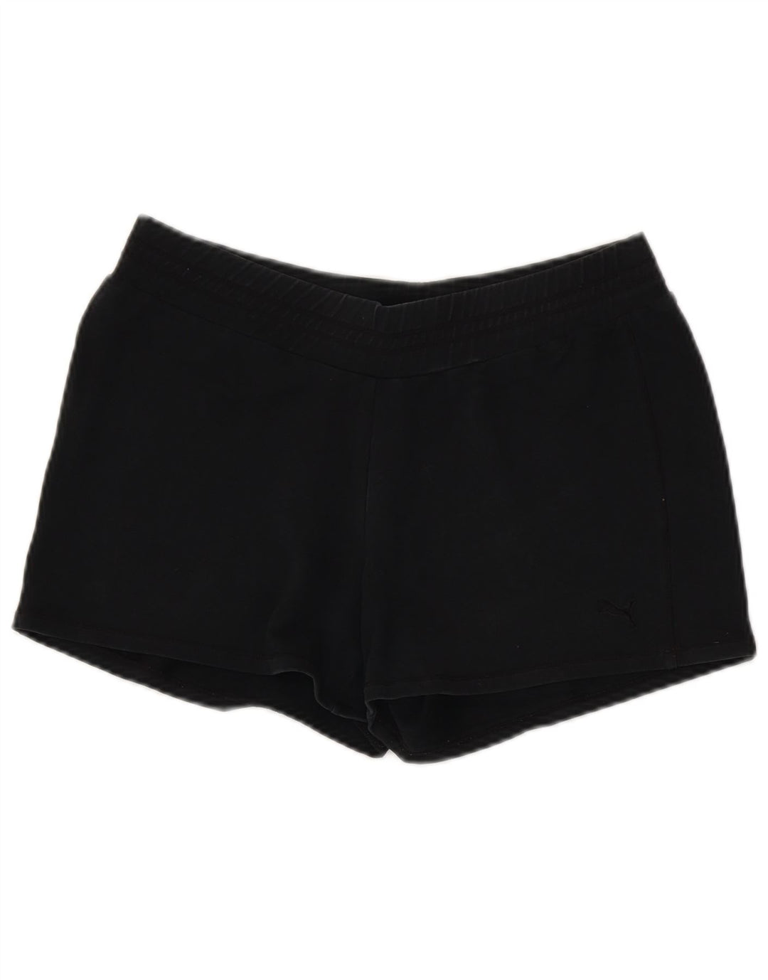 Pantaloni scurti sport Puma pentru femei UK 14, bumbac mediu negru