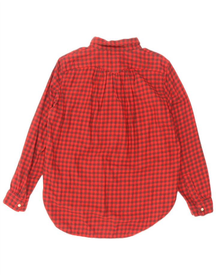Cămașă de flanel pentru femei Levi's UK 16, mare, roșu, din bumbac