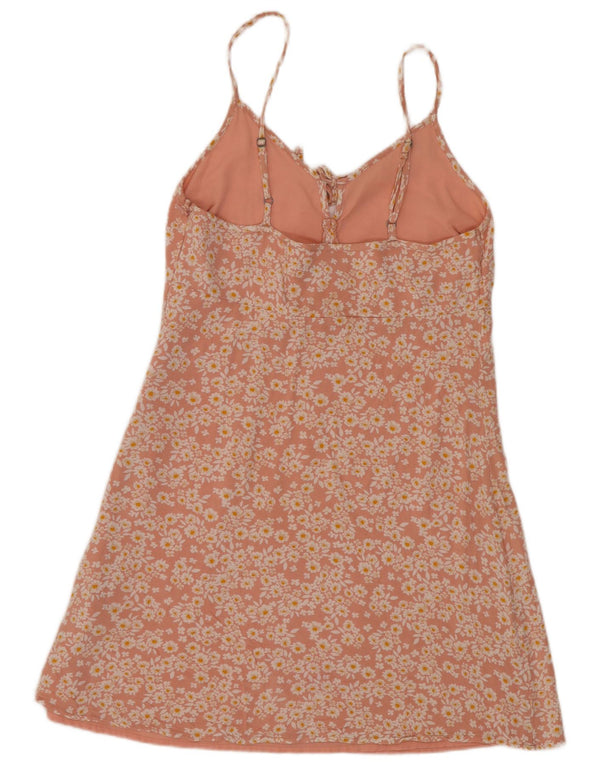 Rochie Hollister pentru femei UK 8 Small Pink Floral Poliester