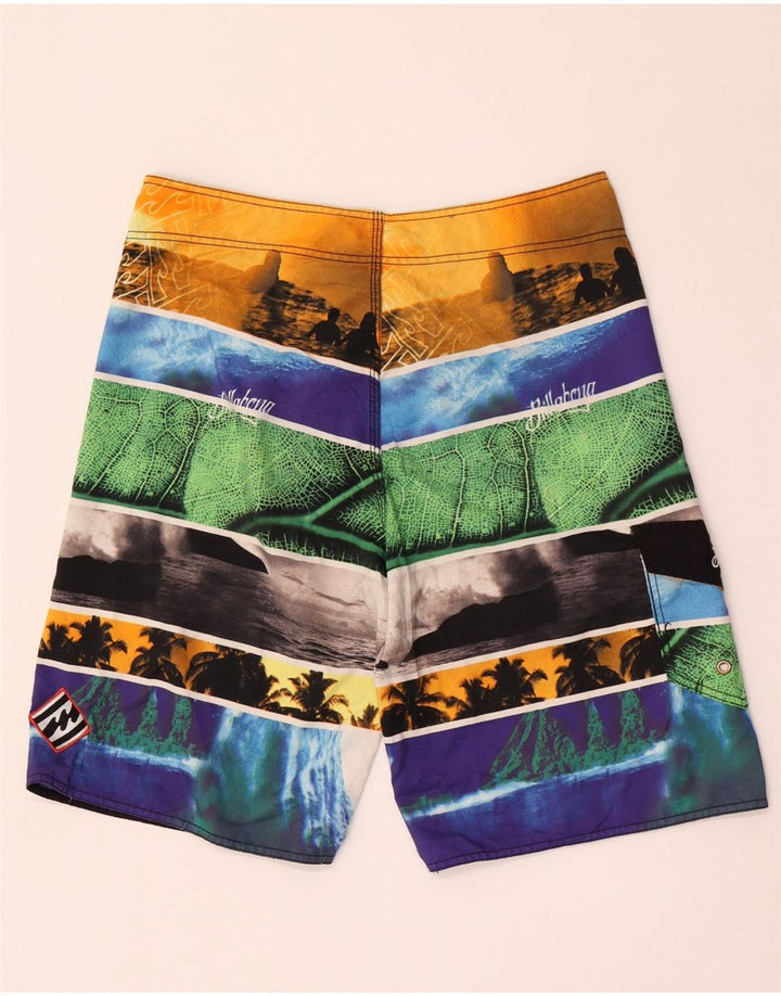 Pantaloni scurți de înot pentru bărbați cu model abstract Billabong, mari, multicolori