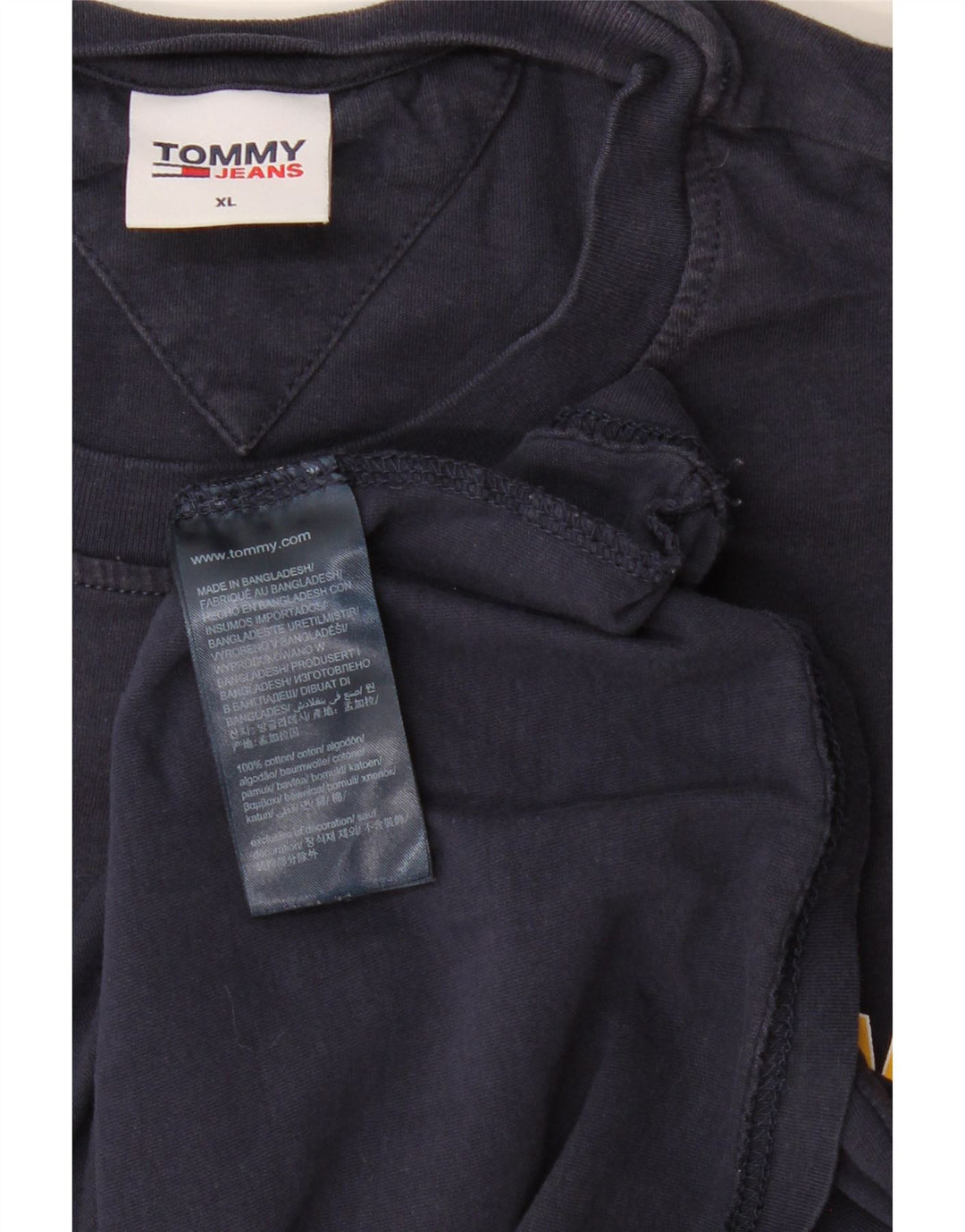TOMMY HILFIGER Tricou grafic pentru bărbați Top XL Bumbac bleumarin