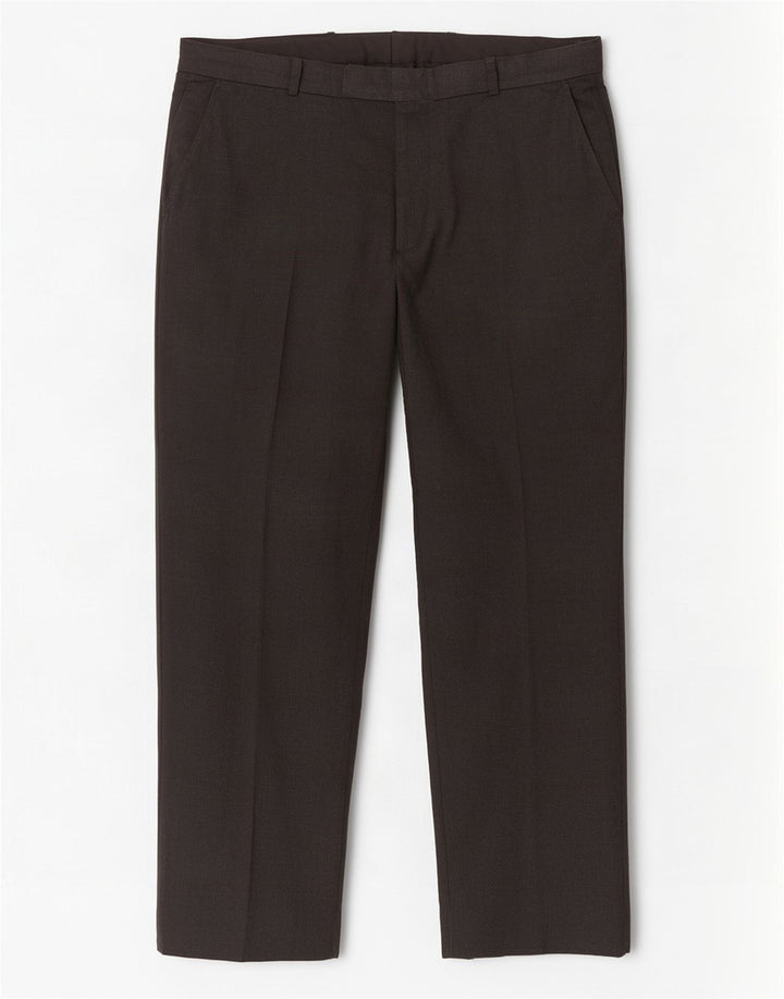 Marks & Spencer Pantaloni croiți pentru bărbați de costum drept W38 L31 poliester gri