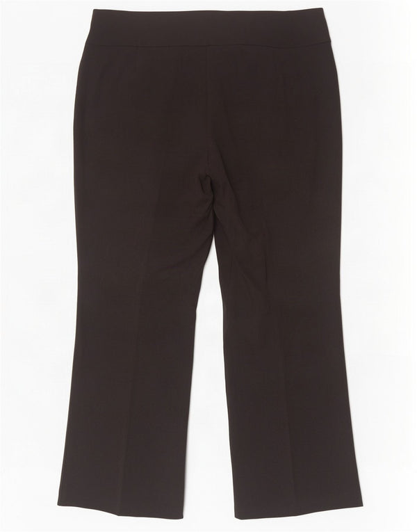 Marks & Spencer Pantaloni casual pentru femei cu picioare largi UK 18 XL W38 L28 Negru