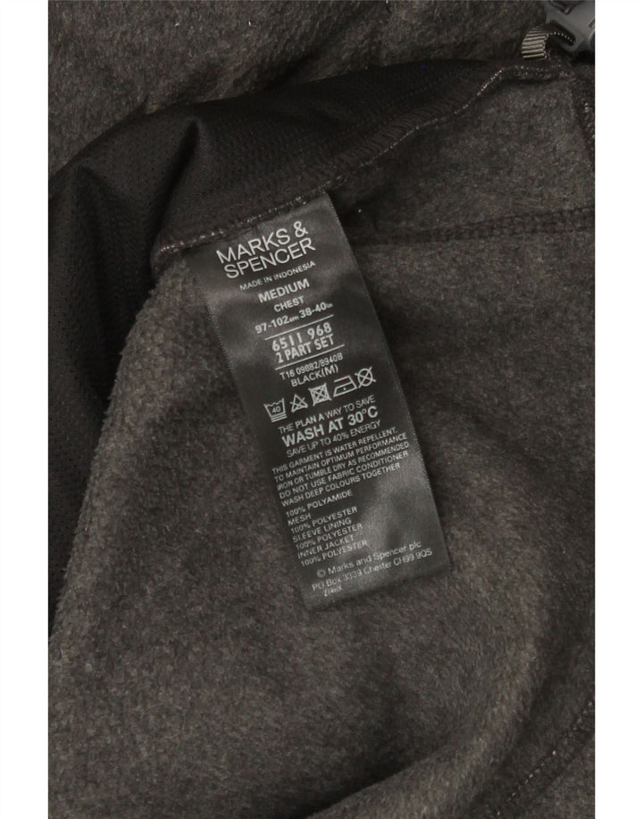 Jachetă din lână pentru bărbați Marks & Spencer UK 38 Medium Gri Poliamidă