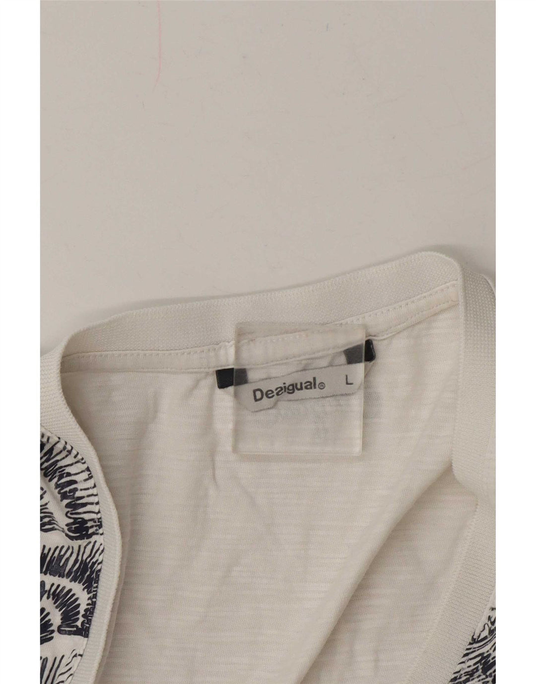Tricou grafic Desigual pentru femei Top UK 16 Large White