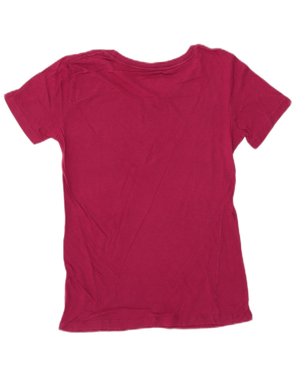 Tricou cu grafic pentru femei Diesel, UK 14, mare, bumbac, roz