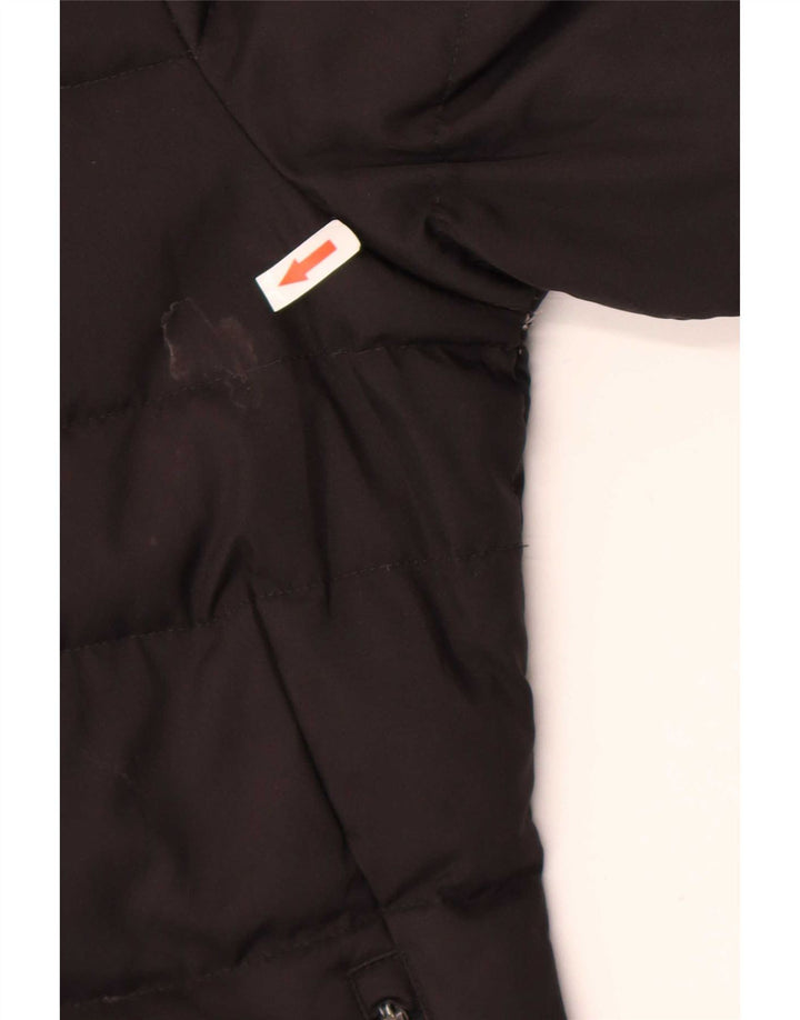 Jachetă căptușită cu glugă Puma pentru femei UK 8, poliester negru mic