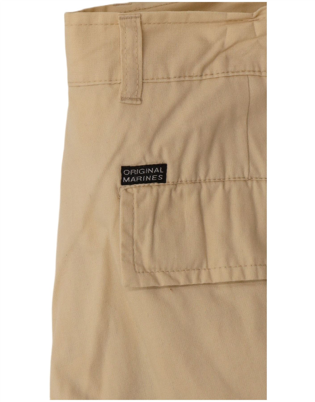 Pantaloni scurti cargo pentru femei VINTAGE W34 mare, bej, bumbac