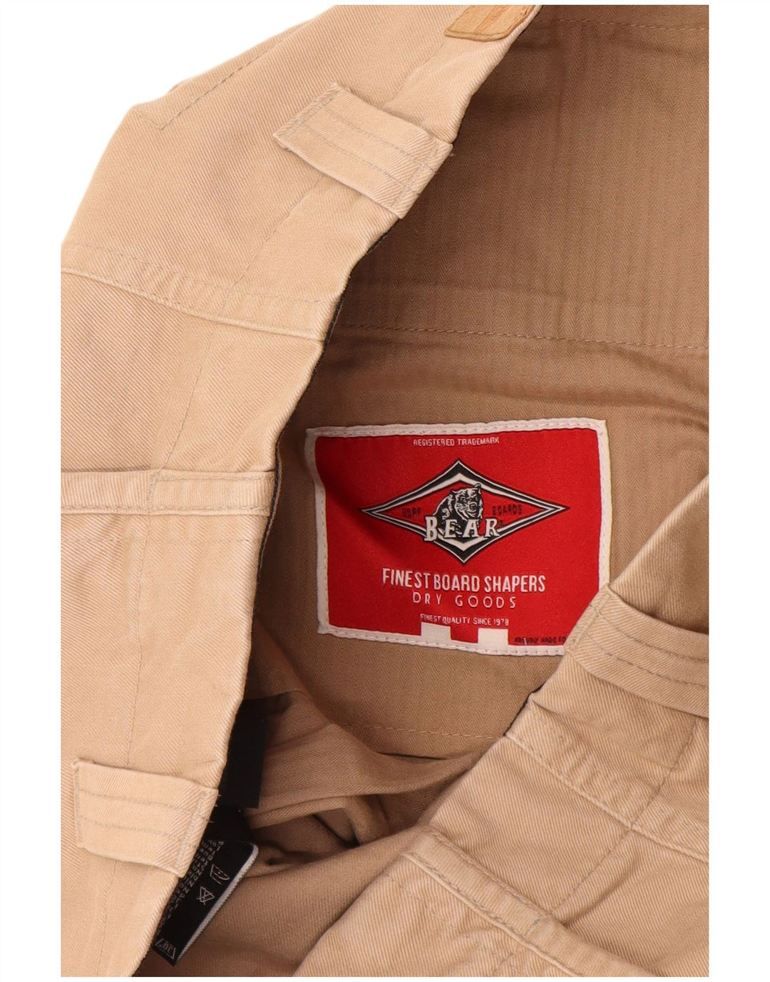 Pantaloni scurți cargo pentru bărbați Bear W30, bumbac mediu bej