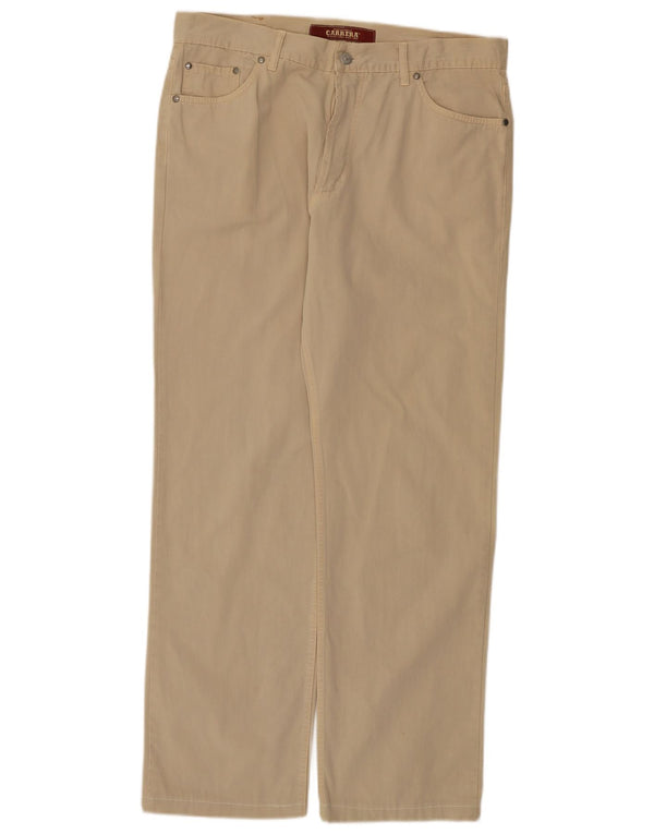 Pantaloni casual drepti pentru bărbați Carrera IT 52 XL W34 L30 Bej Bumbac