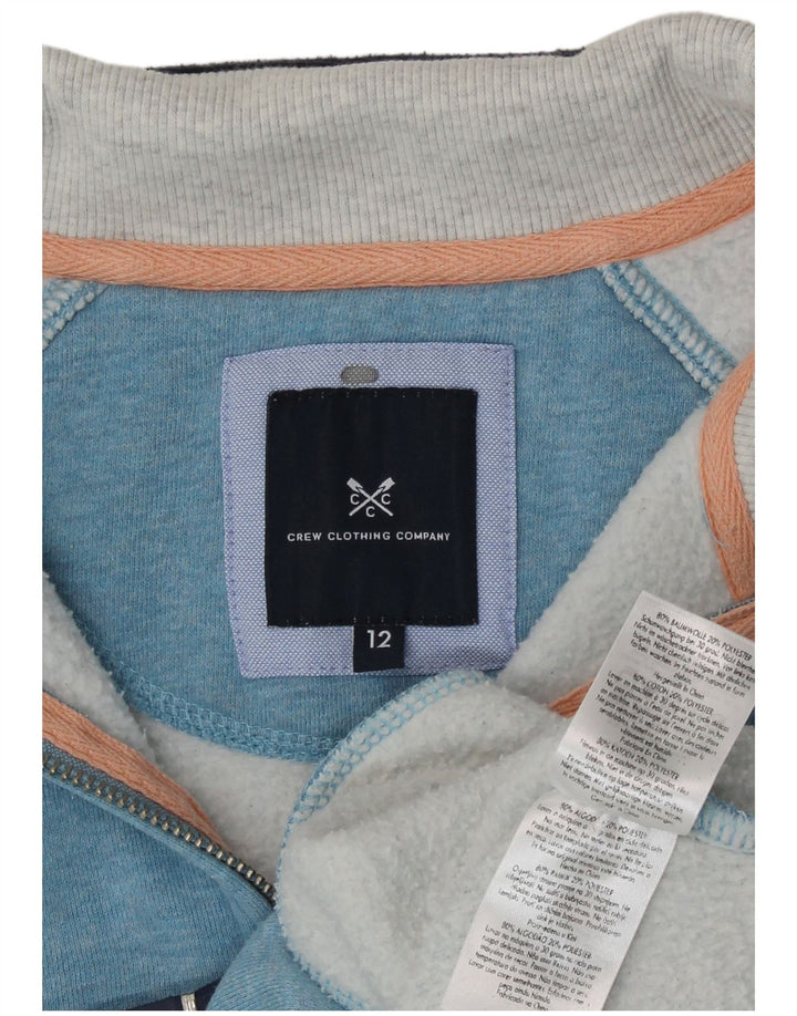 Crew Clothing Hanorac pentru femei Pulover UK 12 Medium Blue Colorblock