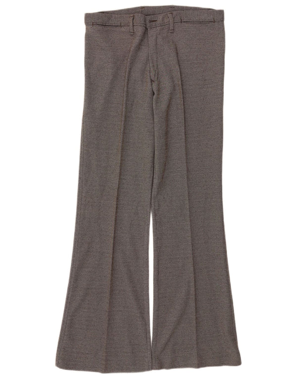 Pantaloni casual evazați vintage pentru femei W30 L32 gri