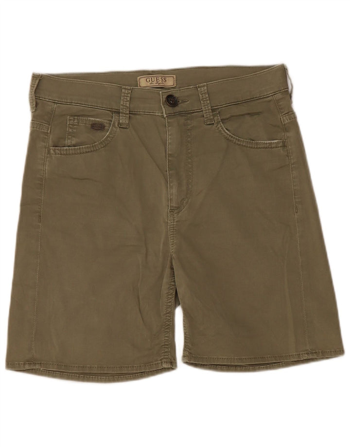 Pantaloni scurți casual Guess pentru bărbați W28 Small Khaki