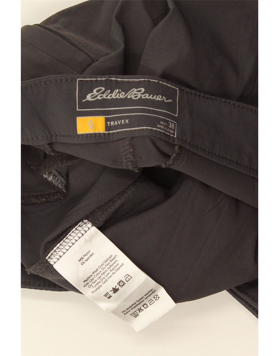 Pantaloni scurți chino pentru bărbați Eddie Bauer W38 XL nailon gri