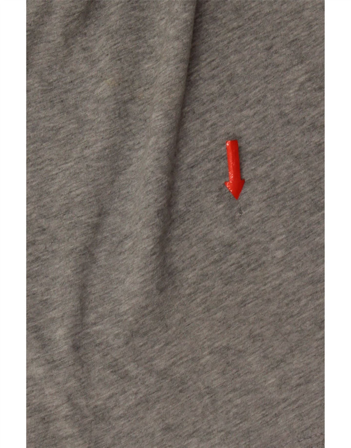 Tricou grafic Quiksilver pentru bărbați, cu croială normală, top, bumbac, gri mediu